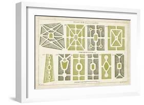 European Garden Design II-DeZallier d'Argenville-Framed Art Print