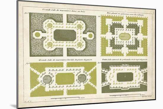 European Garden Design III-DeZallier d'Argenville-Mounted Art Print