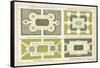 European Garden Design III-DeZallier d'Argenville-Framed Stretched Canvas