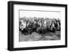 European Immigrants Arriving at Ellis Island, 1907-null-Framed Photo