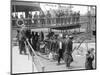 European Immigrants Disembarking at Ellis Island, 1907-null-Mounted Art Print