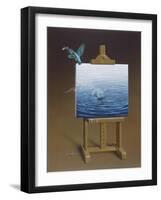 European Kingfisher-Harro Maass-Framed Giclee Print