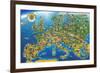 European Landmarks-Adrian Chesterman-Framed Art Print