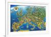European Landmarks-Adrian Chesterman-Framed Premium Giclee Print