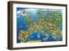 European Landmarks-Adrian Chesterman-Framed Art Print