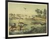 European Landscape During the Jurassic Era-null-Framed Art Print