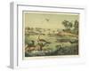 European Landscape During the Jurassic Era-null-Framed Art Print