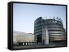 European Parliament Building, Strasbourg, Alsace, France, Europe-Yadid Levy-Framed Stretched Canvas