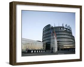 European Parliament Building, Strasbourg, Alsace, France, Europe-Yadid Levy-Framed Photographic Print