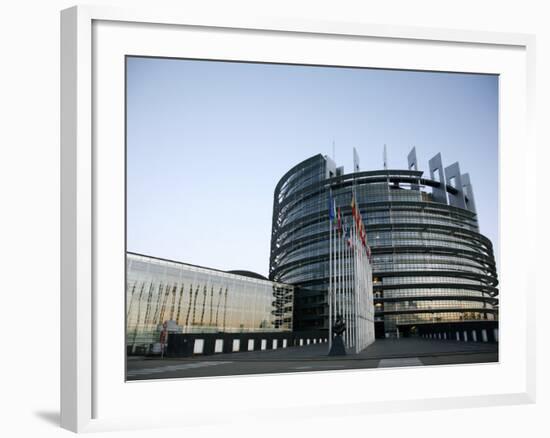 European Parliament Building, Strasbourg, Alsace, France, Europe-Yadid Levy-Framed Photographic Print