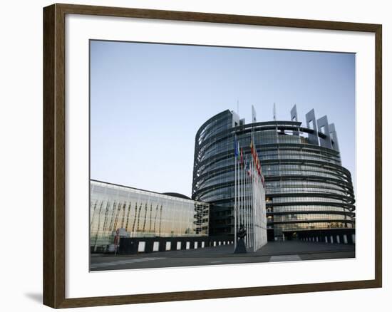 European Parliament Building, Strasbourg, Alsace, France, Europe-Yadid Levy-Framed Photographic Print