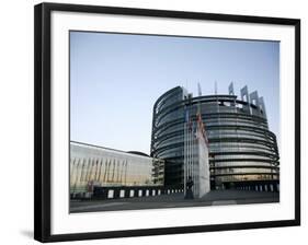 European Parliament Building, Strasbourg, Alsace, France, Europe-Yadid Levy-Framed Photographic Print