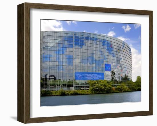 European Parliament, Strasbourg, Alsace, France, Europe-Richardson Peter-Framed Photographic Print