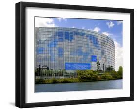 European Parliament, Strasbourg, Alsace, France, Europe-Richardson Peter-Framed Photographic Print