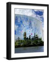 European Parliament, Strasbourg, Alsace, France, Europe-Richardson Peter-Framed Photographic Print