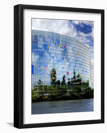 European Parliament, Strasbourg, Alsace, France, Europe-Richardson Peter-Framed Photographic Print