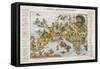 European Political Geography, Bolonga, ca. 1871-null-Framed Stretched Canvas