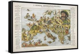 European Political Geography, Bolonga, ca. 1871-null-Framed Stretched Canvas