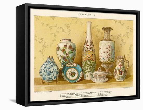 European Porcelains by Julius Bien, C.1880-Julius Bien-Framed Stretched Canvas