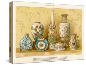 European Porcelains by Julius Bien, C.1880-Julius Bien-Stretched Canvas