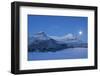 European River Otter Footprints on Frozen Loch Lurgainn, with Sgorr Tuath and Deas, Scotland, UK-Mark Hamblin-Framed Photographic Print