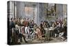 European Statesmen Meeting at the Congress of Vienna to Close the Napoleonic Wars, 1815-null-Stretched Canvas