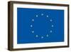 European Union Flag-duallogic-Framed Art Print