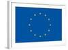 European Union Flag-duallogic-Framed Art Print