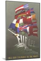 European Union-null-Mounted Art Print