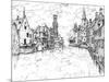 European Vacation in B&W I-Melissa Wang-Mounted Art Print