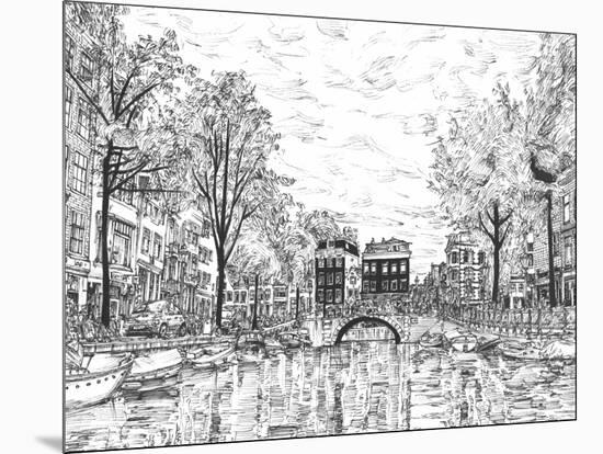 European Vacation in B&W II-Melissa Wang-Mounted Art Print