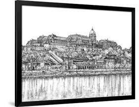 European Vacation in B&W III-Melissa Wang-Framed Art Print