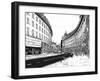 European Vacation in B&W IV-Melissa Wang-Framed Art Print