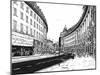 European Vacation in B&W IV-Melissa Wang-Mounted Art Print