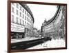 European Vacation in B&W IV-Melissa Wang-Framed Art Print