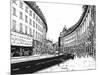 European Vacation in B&W IV-Melissa Wang-Mounted Art Print