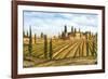 European Vista II-Charles Berry-Framed Art Print