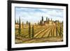 European Vista II-Charles Berry-Framed Art Print