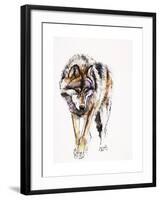 European Wolf-Mark Adlington-Framed Giclee Print