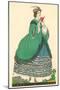 European Women's Fashion, 1860-Found Image Press-Mounted Giclee Print