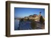 Eurovea Complex at Dusk, Bratislava, Slovakia, Europe-Ian Trower-Framed Photographic Print