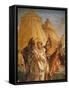 Eurybates and Talthybius Lead Briseis to Agamemnone-Giambattista Tiepolo-Framed Stretched Canvas