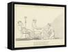 Euryclea Discovers Ulysses-John Flaxman-Framed Stretched Canvas