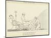 Euryclea Discovers Ulysses-John Flaxman-Mounted Giclee Print