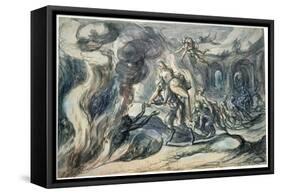 Eurydice in Hell, Early 17th Century-Hermann Weyer-Framed Stretched Canvas