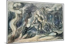 Eurydice in Hell, Early 17th Century-Hermann Weyer-Mounted Giclee Print