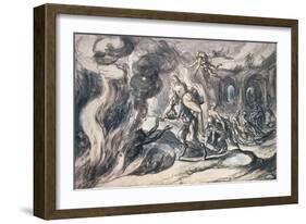 Eurydice in Hell-Hermann Weyer-Framed Giclee Print