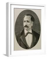 Eusebio Lillo (1826-1910). Chilean Poet and Politician., 1875-null-Framed Giclee Print