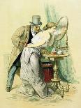 The Story of a Woman: the Jack of Coins, 1881-Eusebio Planas-Framed Giclee Print