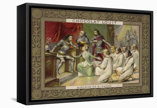 Eustache De Saint Pierre-null-Framed Stretched Canvas